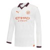 Officiële Voetbalshirt Manchester City Uit 2023-24 Lange Mouw - Heren